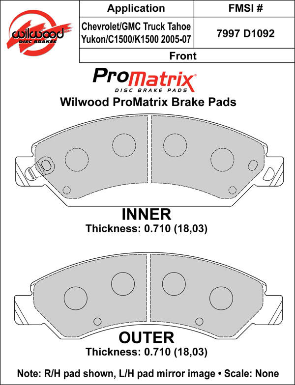 Pad Set, Promatrix, D1092